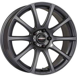 Speedy Carbine 18X8 5X100 Satin Gunmetal Wheel & Tyre Package