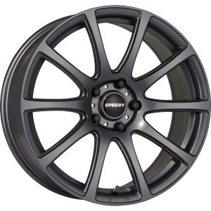 SPEEDY CARBINE SATIN GUN METAL 18X8 5X120 Wheel & Tyre Package