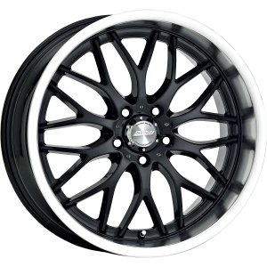 SPEEDY CHEETAH GLOSS BLACK POLISH LIP 17X7.5 5X114.3
