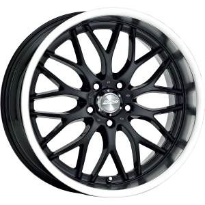 Speedy Cheetah 17X7.5 5X114.3 Gloss Black Polish Lip Wheel & Tyre Package