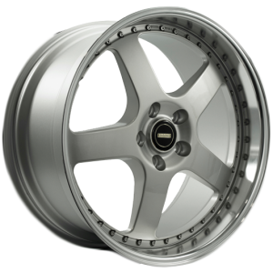 Simmons Fr1 17X7 4X114.3 Silver Machined Lip Wheel & Tyre Package
