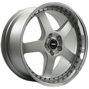 Simmons Fr1 17X7 5X100 Silver Machined Lip Wheel & Tyre Package