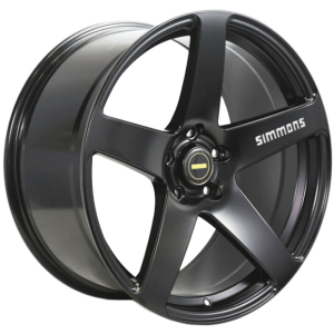 SIMMONS FRC MATTE BLACK 18X8 5X105 Wheel & Tyre Package