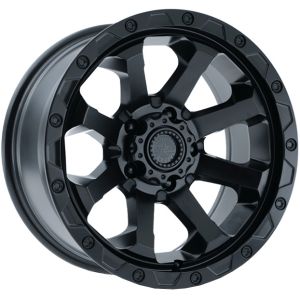 American Outlaw Capone 17x8.5 6x114.3 Satin Black