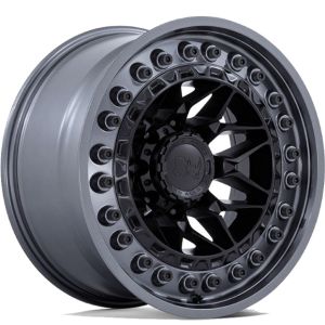 Black Rhino Alpha 17x9 6x139.7 Matte Black Gunmetal Lip