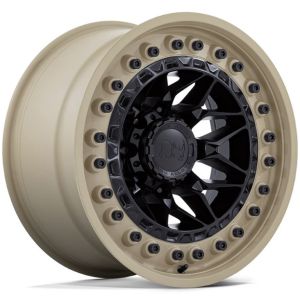 Black Rhino Alpha 17x9 6x139.7 Matte Black Sand Lip