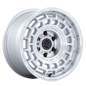 Black Rhino Awol Br024 17X8.5 6X139.7 Silver Machined Face Wheel & Tyre Package