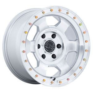 BLACK RHINO BR029 TROOPER GLOSS SILVER MACHINED FACE 17X8.5 6X139.7