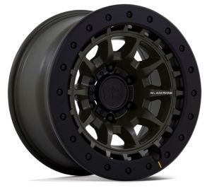 Black Rhino Tusk Br016 17x8.5 6x139.7 Olive Drab Green Wheel & Tyre Package