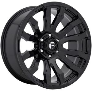 FUEL BLITZ GLOSS BLACK 20X9 6X139.7 Wheel & Tyre Package
