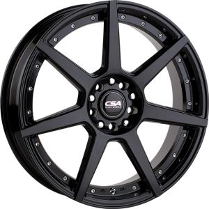 Csa Hornet 15x6.5 4x100 Gloss Black Wheel & Tyre Package
