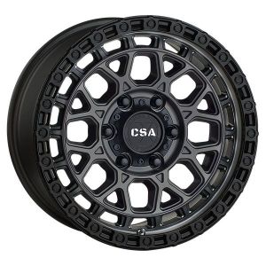 CSA THUNDER SATIN GRAPHITE BLACK LIP 17X9 6X139.7