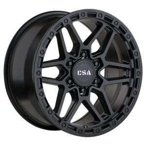 Csa Traction 17X9 6X139.7 Satin Black  Wheel & Tyre Package
