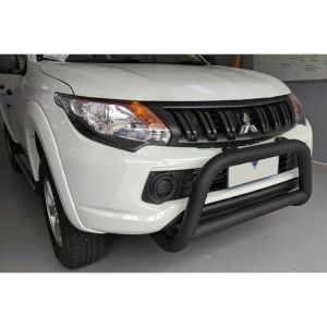 Egr Black Nudge Bar For Mitsubishi Triton Mq 04/15 To 2018