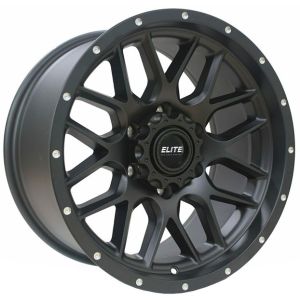 ELITE Off Road Chaos 17x9 6x139.7 Satin Black