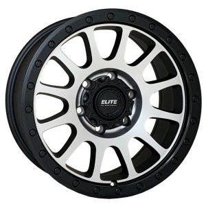Elite Podium 17x9 6x139.7 Satin Black Machined