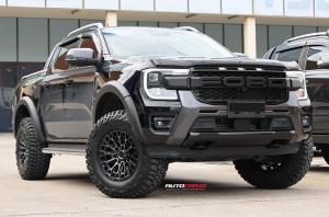 AutoCraze Premium 45mm Fender Flares Matte Black - Next Gen ranger