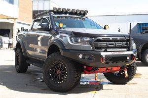 Ford Ranger Raptor stainless steel snorkel With Custom Washer Bottle