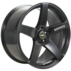 SIMMONS FRC FLAT BLACK 20X8.5 5X120 Wheel & Tyre Package