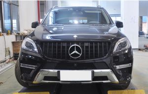 Ml-Class W166 Gt Style Black Grille