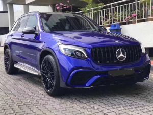 Glc-Class X253 Gt Style Black Grille With Camera Hole