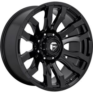FUEL D675 BLITZ GLOSS BLACK 18X9 5x150 Wheel & Tyre Package