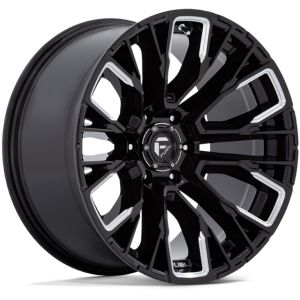 FUEL D849 REBAR GLOSS BLACK MILLED 20X9 6X139.7