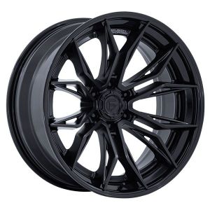 FUEL FC404 MUTINY MATTE BLACK BLACK LIP 20X9 6X139.7