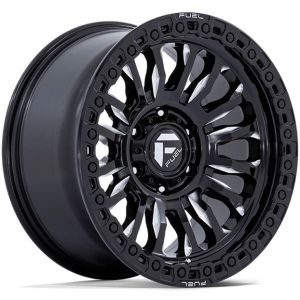 FUEL FC857 RINCON GLOSS BLACK MILLED 17X9 6X139.7