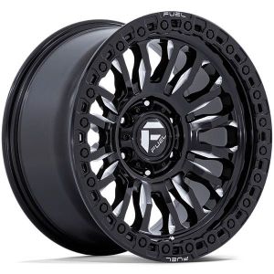 FUEL FC857 RINCON GLOSS BLACK MILLED 17X9 8X170