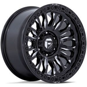 FUEL FC857 RINCON GLOSS BLACK MILLED 17X9 5X150
