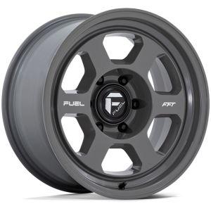 Fuel Hype Fc860 17x8.5 6x114.3 Battleship Gray Wheel & Tyre Package