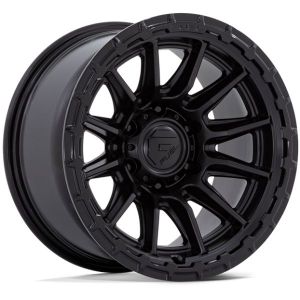 FUEL FC866 PISTON BLACKOUT BLACK LIP 17X8.5 6X139.7