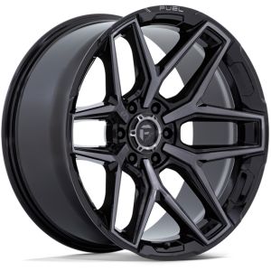 FUEL FLUX FC854 GLOSS BLACK TINT 18X9 6X139.7