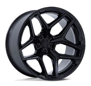 FUEL FLUX GLOSS BLACK 17X9 6X139.7