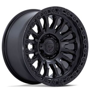 FUEL RINCON FC857 MATTE BLACK GLOSS BLACK LIP 18X9 6X139.7