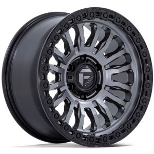 FUEL FC857 RINCON MATTE GUNMETAL BLACK LIP 17X9 8X170