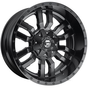 Fuel Sledge 17X9 6X135 Matte Black Gloss Black Lip