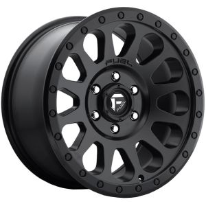FUEL VECTOR MATTE BLACK 17X8.5 6X139.7 Wheel & Tyre Package