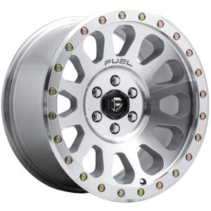 FUEL VECTOR DIAMOND CUT MACHINED CLEAR COAT 17X8.5 6x139.7