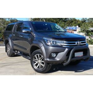 Egr Black Nudge Bar For Toyota Hilux 10/15 To 2018