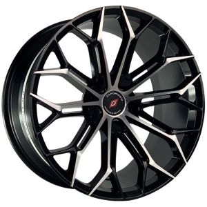 INFORGED IFG41 BLACK MACHINED FACE 19X8.5 5x130 Wheel & Tyre Package
