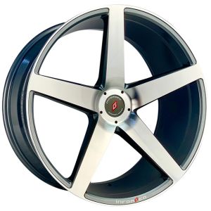 Inforged Ifg8 22X9 5X100 Gunmetal Machined Face Wheel & Tyre Package