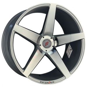INFORGED IFG8 SILVER MACHINED FACE 20X9 5x130 Wheel & Tyre Package