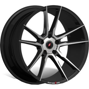 Inforged Ifg24 20x8.5 5x100 Gloss Black Machined Face Wheel & Tyre Package