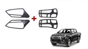 Isuzu D-Max 2012+ Black Headlight & Tail Lights