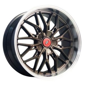 Inforged Kiki5588 18x8 5x100 Bronze Machine Lip Wheel & Tyre Package