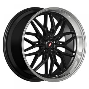 Inforged kiki5588 19x8.5 5x105 Black Machined lip Wheel & Tyre Package