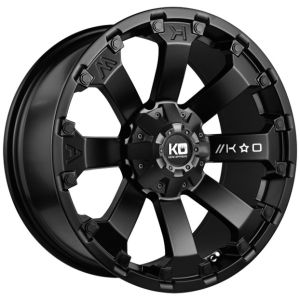 King Ambush 17X9 6X139.7 Satin Black