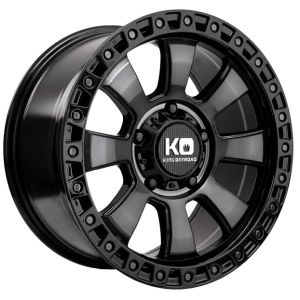 King Armor 17x9 5x150 Gloss Black Machined Tint